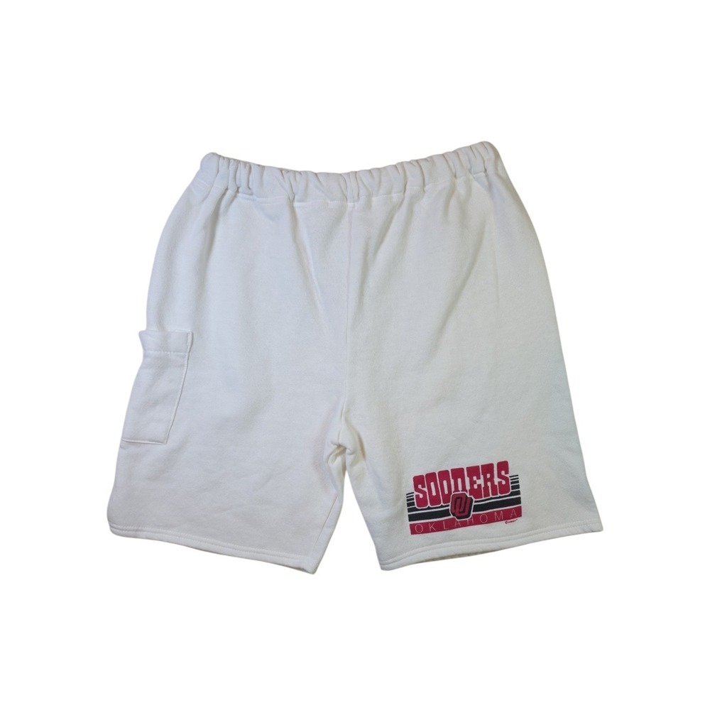 Vintage Oklahoma Sooners Sweat Shorts USA Made Dodger Sportswear Large OU